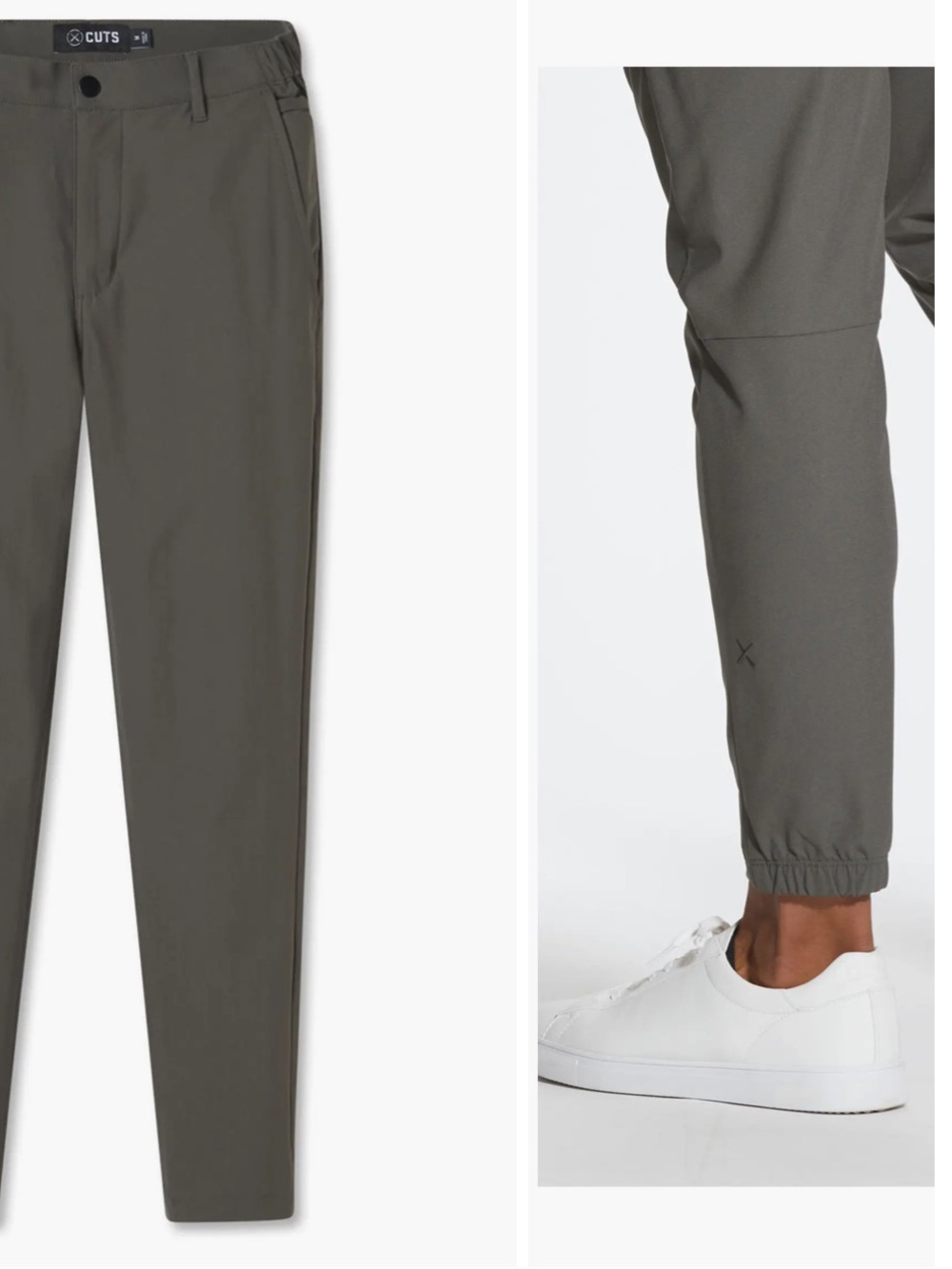 Cuts AO Slim Fit Performance Joggers - Dark Pine - Picture 4 of 8
